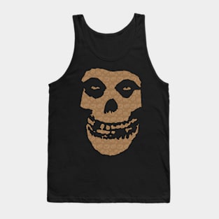 Crimson Ghost - Brown Halloween Pumpkins Tank Top